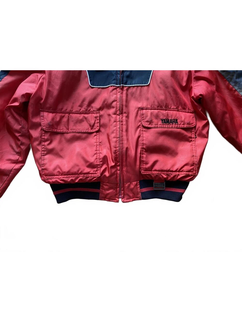 Vintage Maxim Wear Yamaha Ladies' Red and Black Motorcycle Jacket Size Large - Picture 8 of 9
